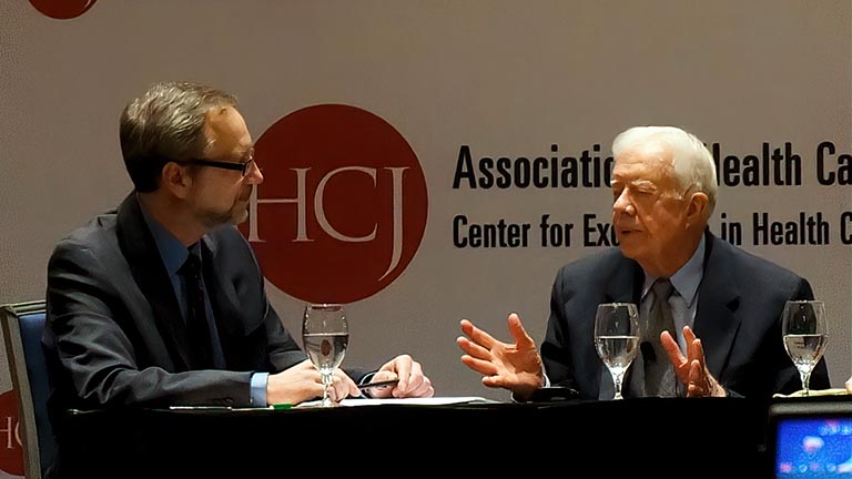 Jimmy Carter at AHCJ