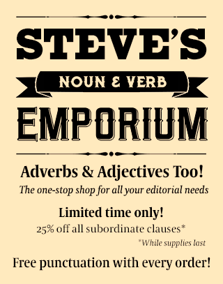 Steve's Noun & Verb Emporium